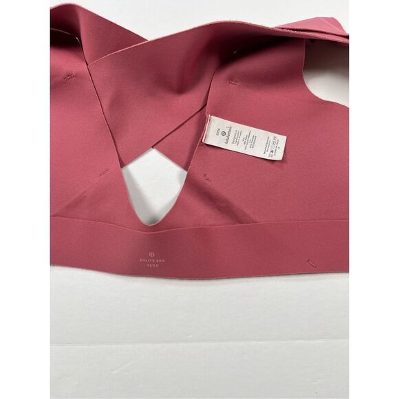 Lululemon Enlite Bra High Support  Zip Front Size 38DD Bronze & Cherry BUNDLE - Picture 4 of 13